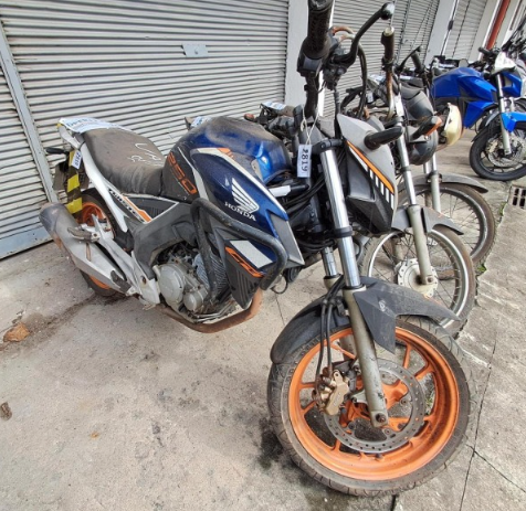 HONDA CB250F 2008 AZUL